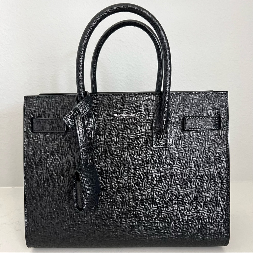 SAINT LAURENT YSL SAC DE JOUR BABY IN GRAINED LEATHER